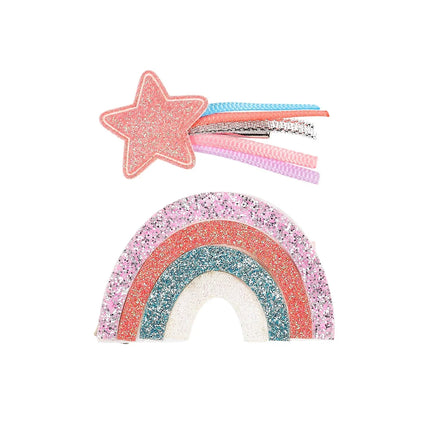 Souza Hair Clips 2 Pieces | Kiara Rainbow