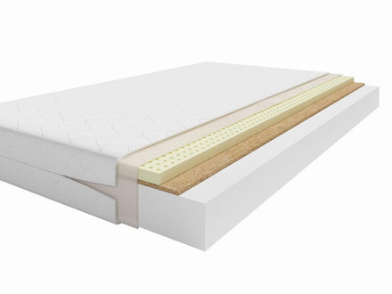 De Gele Flamingo Bed House Single Bed with drawer for Mattress Paris Natural | 90x190cm