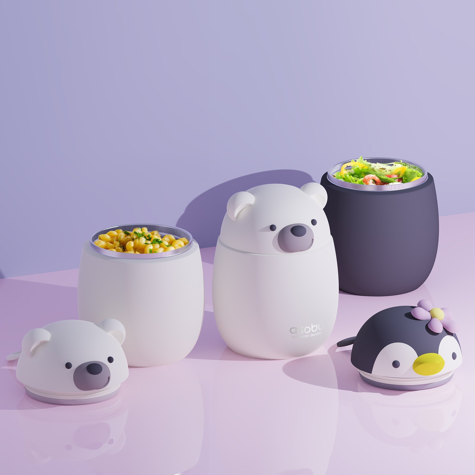 Asobu Food Jar 600 ml | Dinosaur