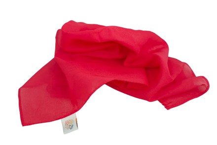 Pit & Play Rainbow Play Cloth 48x48cm | Hot pink