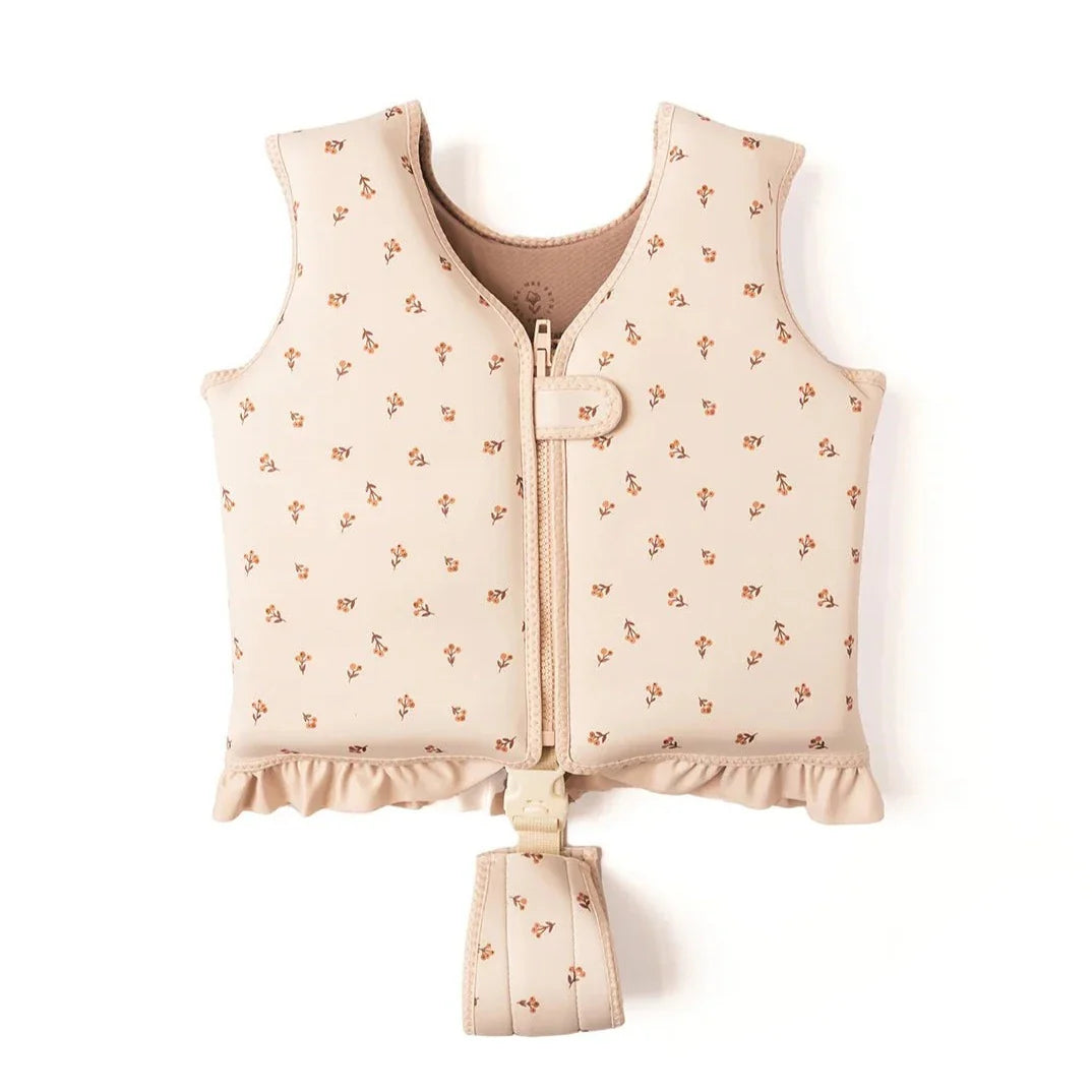 Mrs. Ertha Neoprene Float Vest Life Jacket 1-3Y | Flower Buds