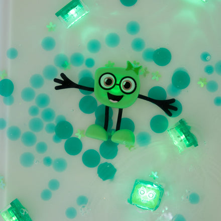 Glo Pals Light Up Sensory Toy Bath Play Green | Pippa