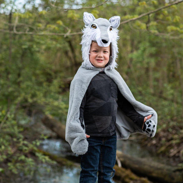 Great Pretenders Woodland Wolf Cape 2-3 Years