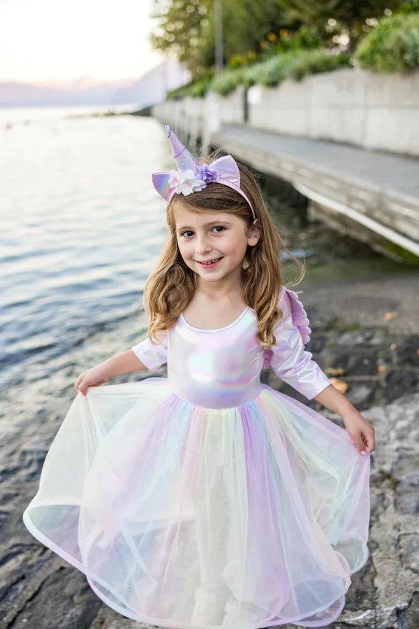 Great Pretenders Alicorn Dress Wings and Hairband | 5-6Y