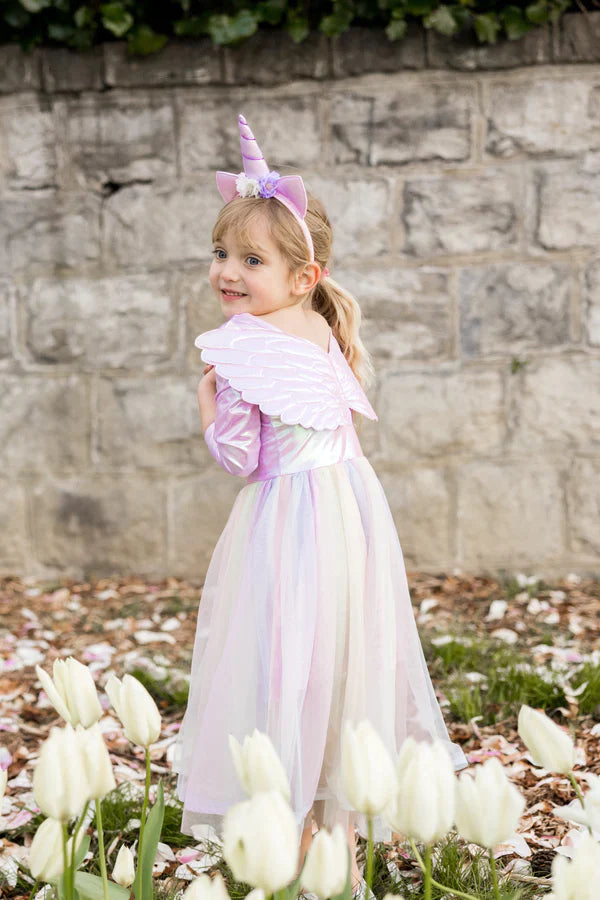 Great Pretenders Alicorn Dress Wings and Hairband | 5-6Y