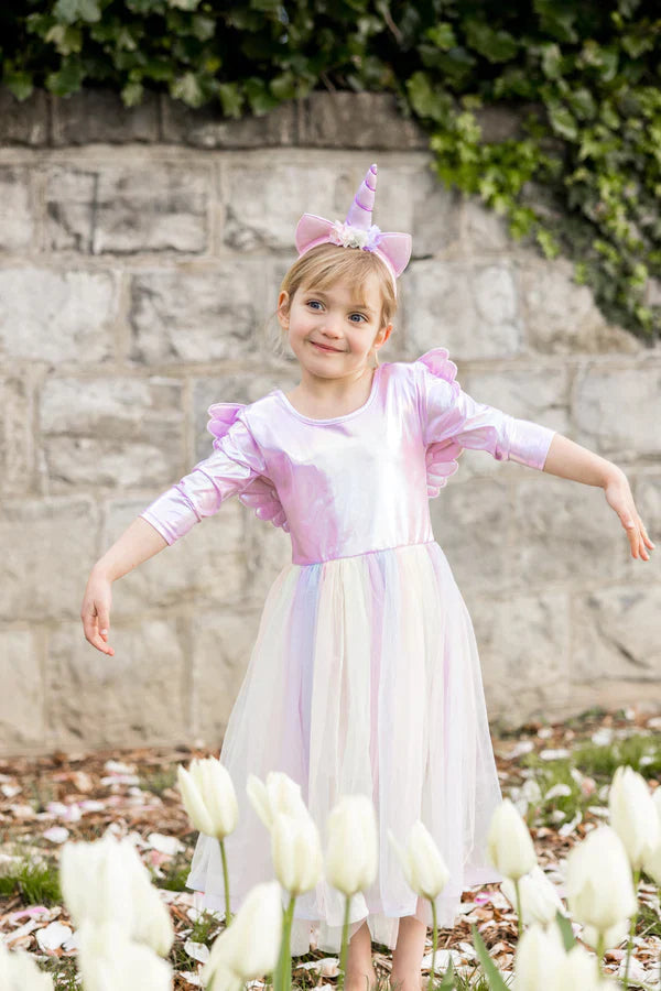 Great Pretenders Alicorn Dress Wings and Hairband | 5-6Y