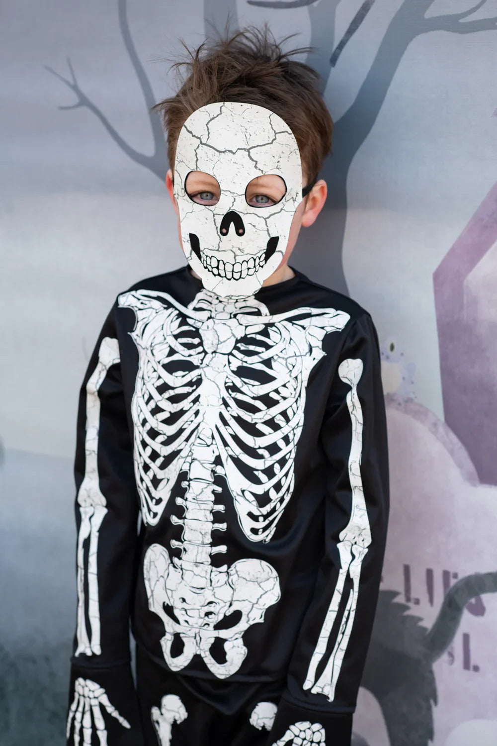 Great Pretenders Glow In The Dark Skeleton Costume | 3-4 Years