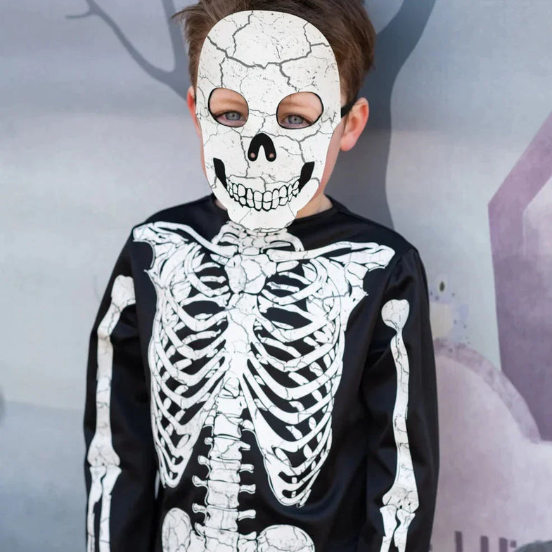 Great Pretenders Glow in the Dark Skelet Costume | 7-8 years