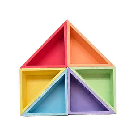 Grennn Mandigo Play Tray Straight Triangle| Pastel