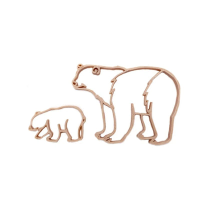 Grennn Molded Play Tray Accessories | Polar Bear And Young Cutters