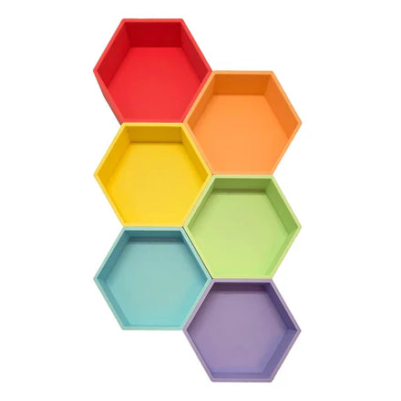 Grennn Play Tray Mandigo Hexagonal | Pastel