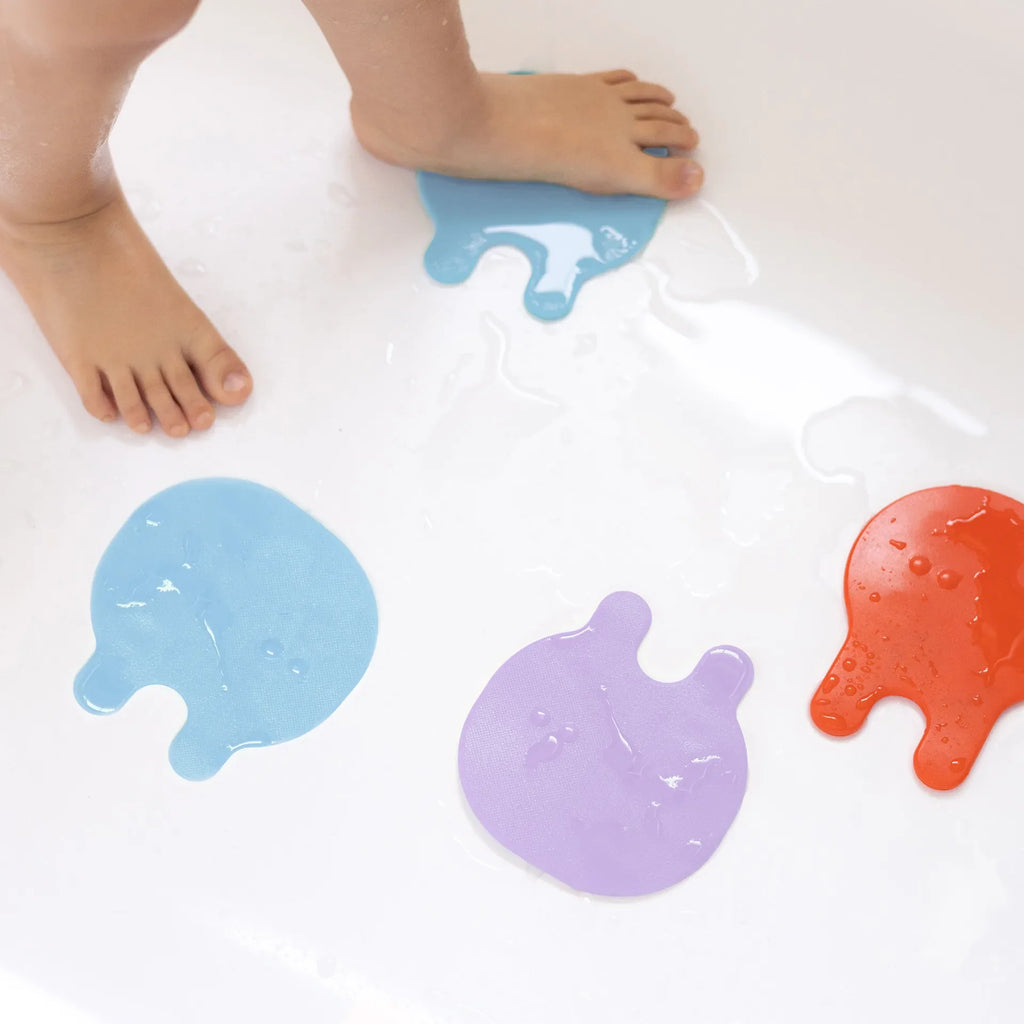 Quutopia Grippi Anti-Slip Buddies Bath Play | Coral Blue