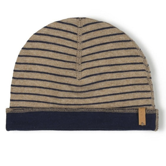 Nixnut Born Hat Baby Cut 50/56 | Night Stripe