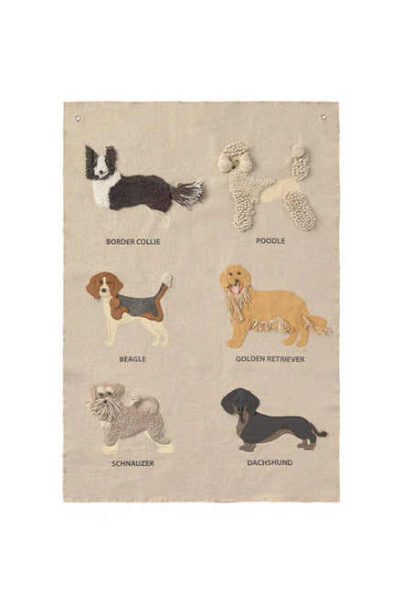 Lorena Canals Wall Hanger | Dogs