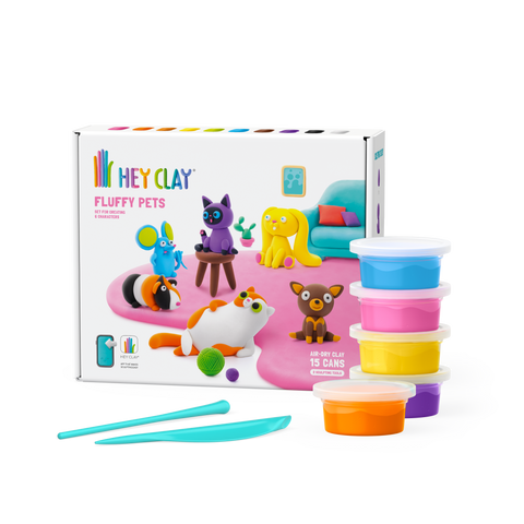 HeyClay 15 Pots of Play Clay | Mild pets