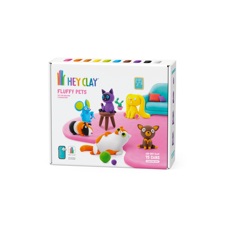HeyClay 15 Pots of Play Clay | Mild pets