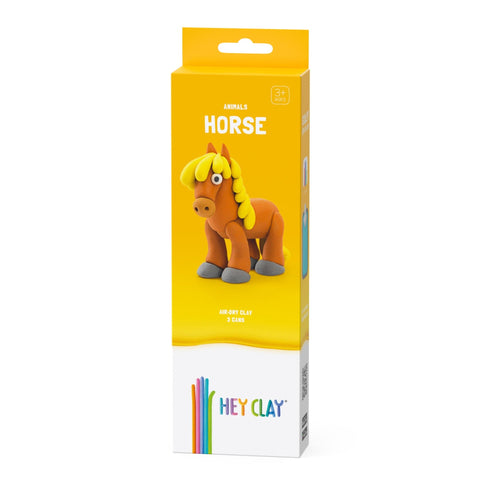 Heyclay 3 jars of play clay | Horse