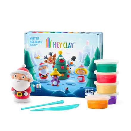 Heyclay 15 Pots of Play Clay | Winter Holidays