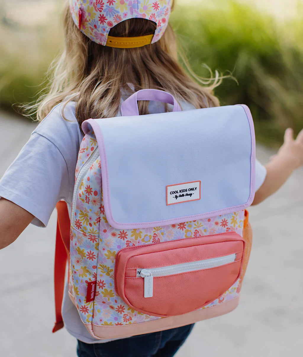 Hello Hossy Backpack Retro Flowers 2-5Y