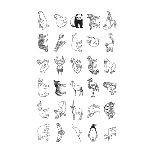 Kidywolf Refills for Kidydraw Mini Tablets | Animals Around the World - Oceans & Pirates