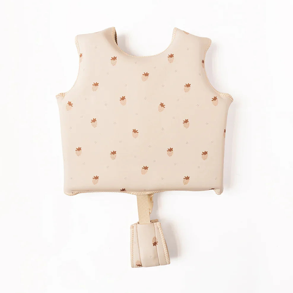 Mrs. Ertha Neoprene Float Vest Life Jacket 3-6Y | Strawberries