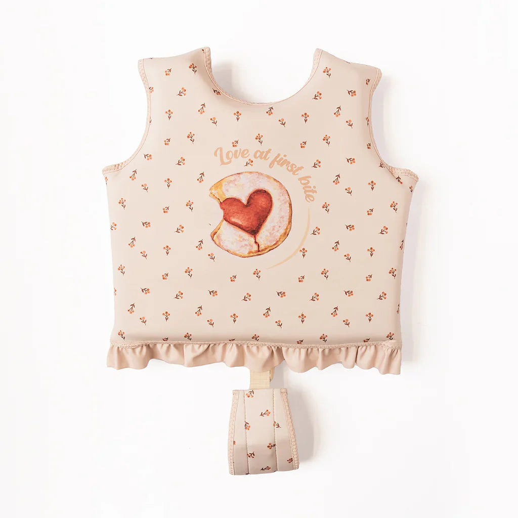 Mrs. Ertha Neoprene Float Vest Life Jacket 3-6Y | Flower Buds