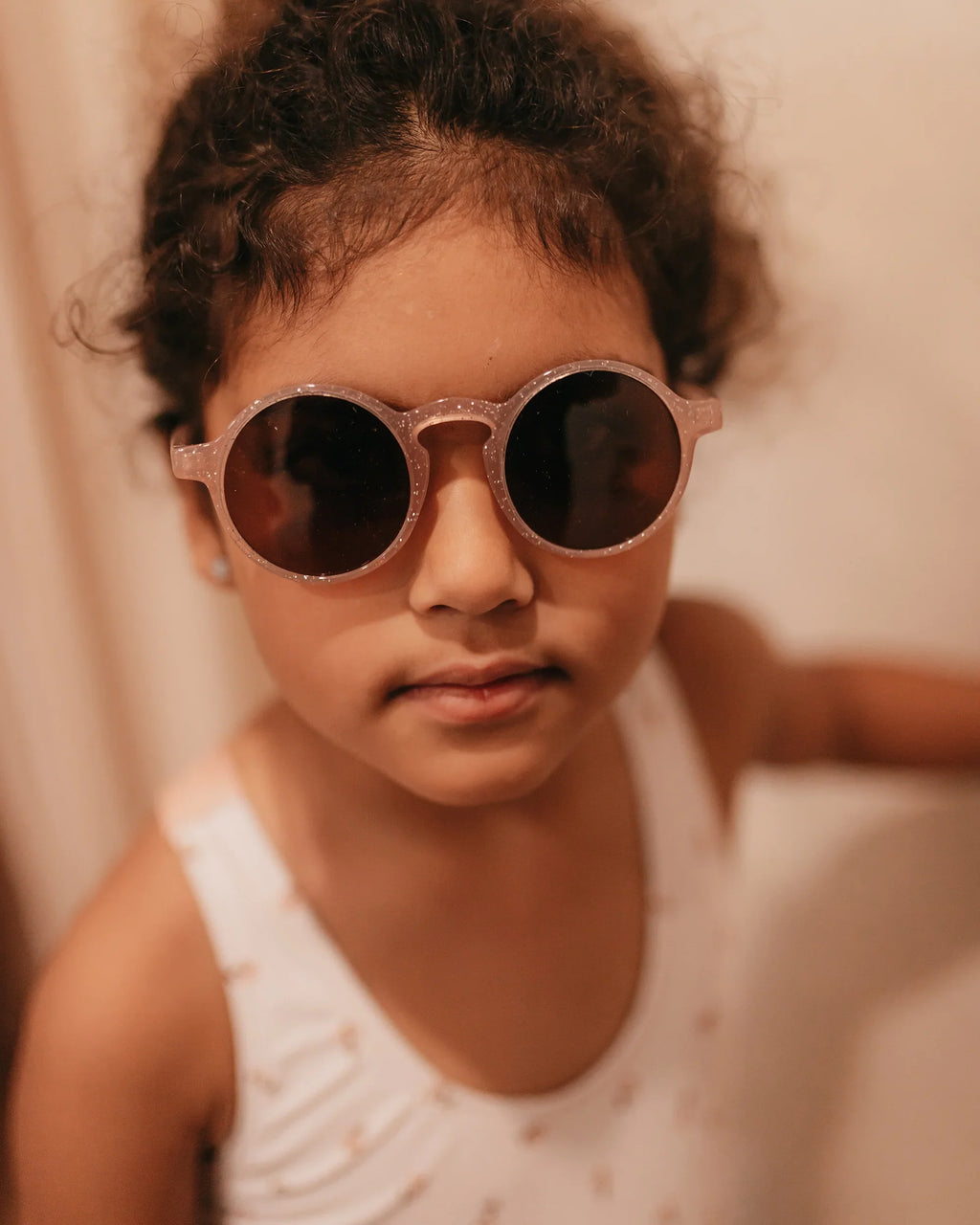 Mrs. Ertha Sunglasses Glee Sunnies | 2-10Y Glitter Blush