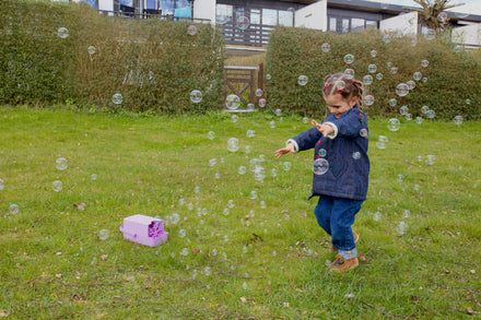 Lalarma Bubble Blower Bubble Machine | Purple