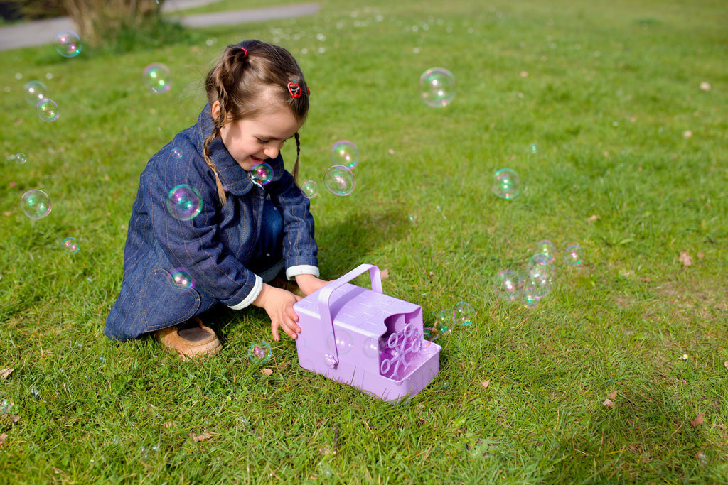 Lalarma Bubble Blower Bubble Machine | Purple