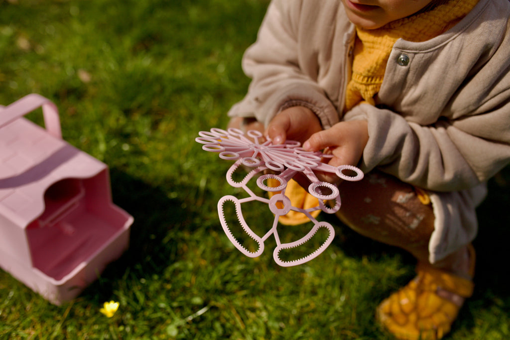 Lalarma Bubble Blower Bubble Machine | Rose