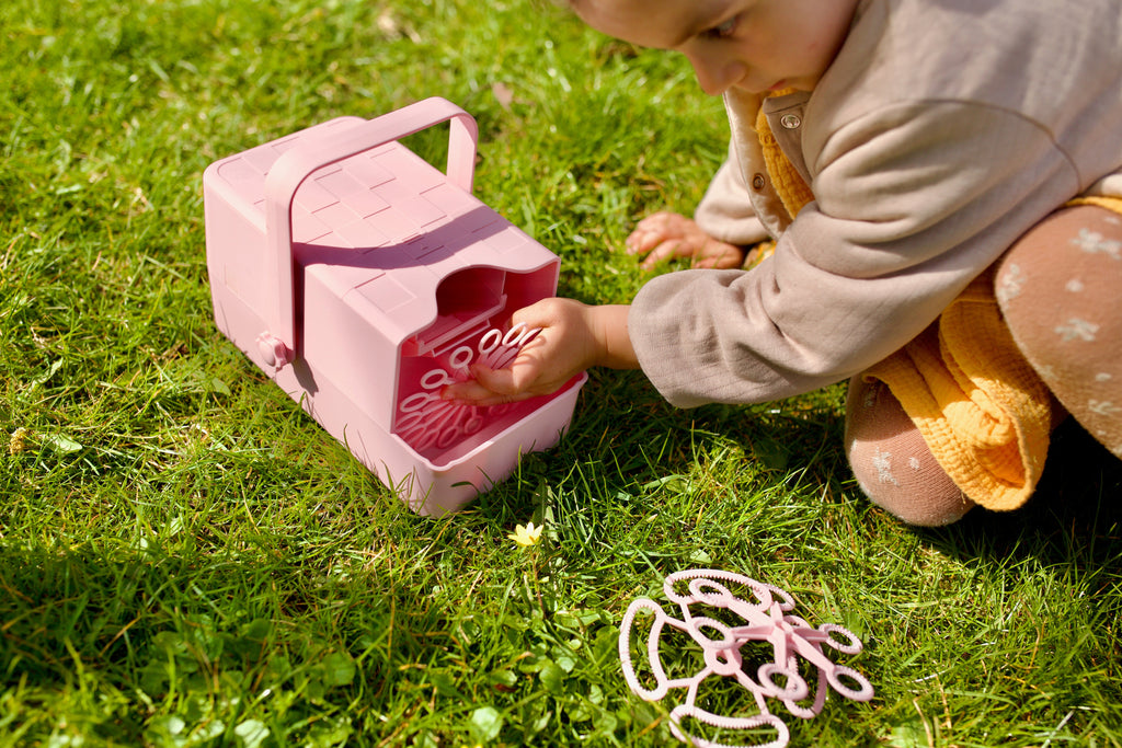 Lalarma Bubble Blower Bubble Machine | Rose