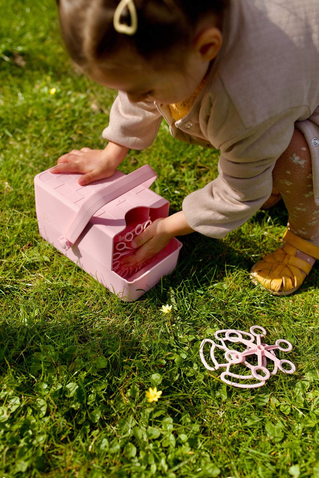 Lalarma Bubble Blower Bubble Machine | Rose