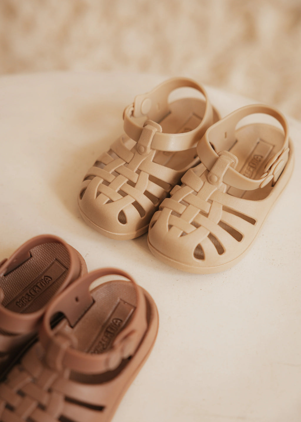 Mrs. Ertha Floopers Sandals | Soft Peanut
