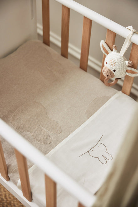 Jollein Fitted Sheet Cradle 75x100cm Sleepy Miffy | Funghi