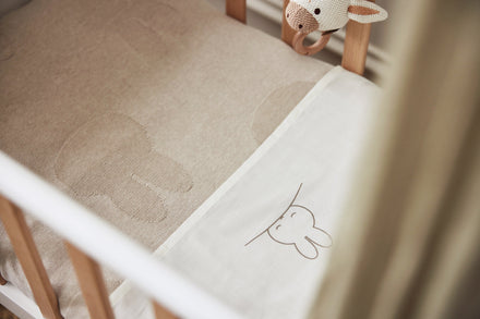 Jollein Fitted Sheet Cradle 75x100cm Sleepy Miffy | Funghi