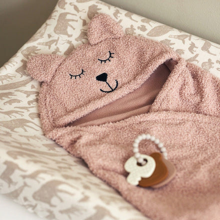 Jollein Swaddle Cloth | Bear Boucle Wild Rose