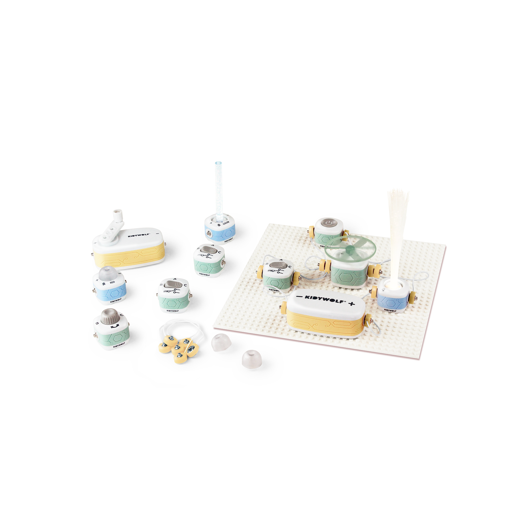 Kidywolf Kidyelec-Expert - My First Electricity Kit – 11 Pieces