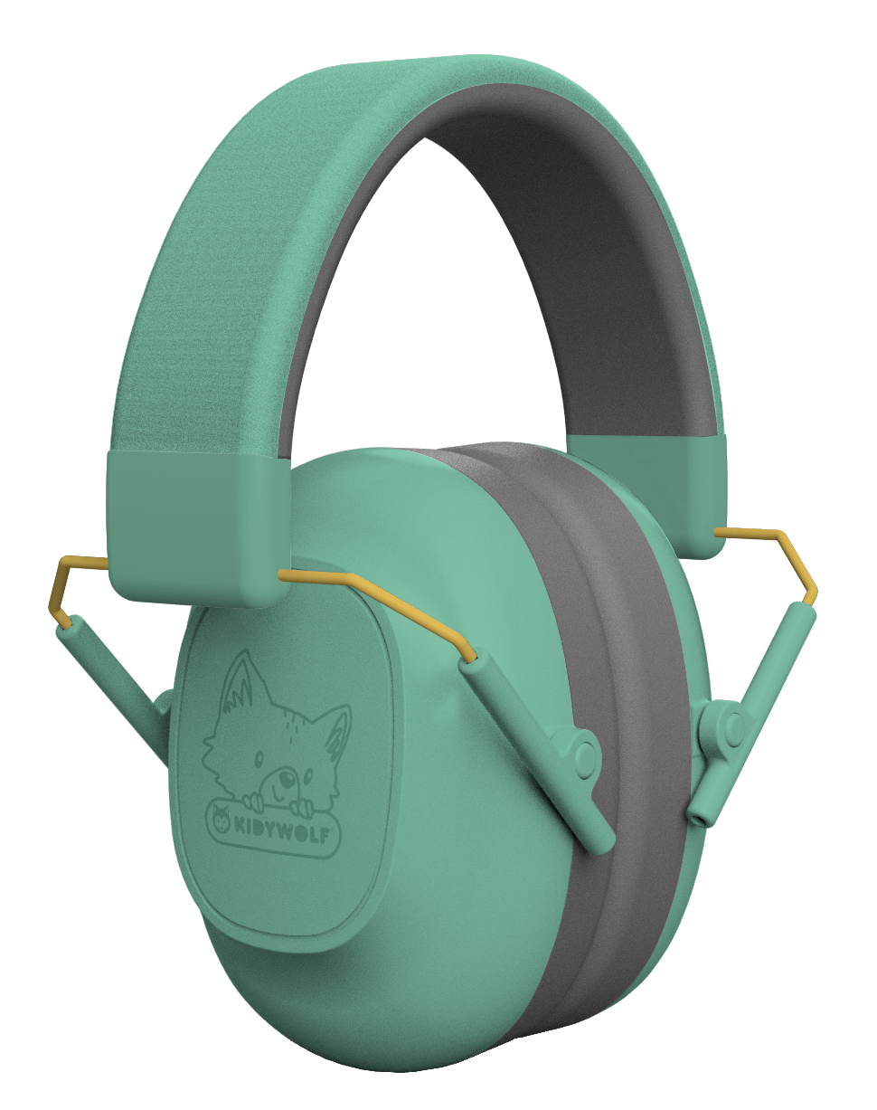 Kidywolf Kidynoise Hearing Protectors | Green - PRE ORDER 25/04