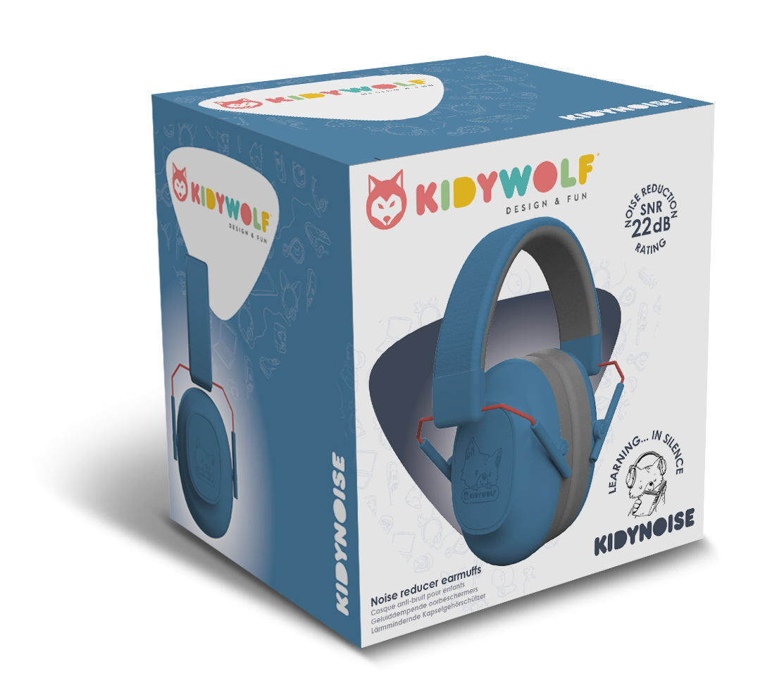 Kidywolf Kidynoise Hearing Protectors | Blue - PRE ORDER 25/04