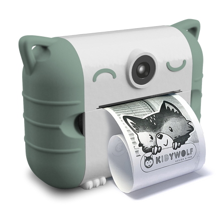 Kidywolf Kidyprint Camera Thermal Printer | Green