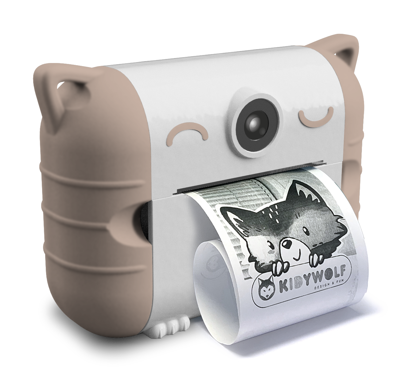 Kidywolf Kidyprint Camera Thermal Printer | Peach