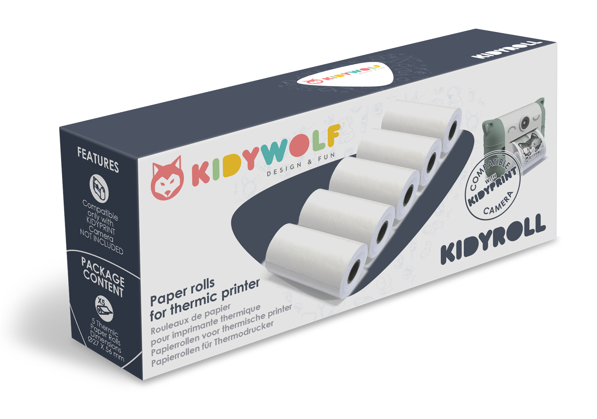 Kidywolf Kidyroll 5 Rolls For Kidyprint