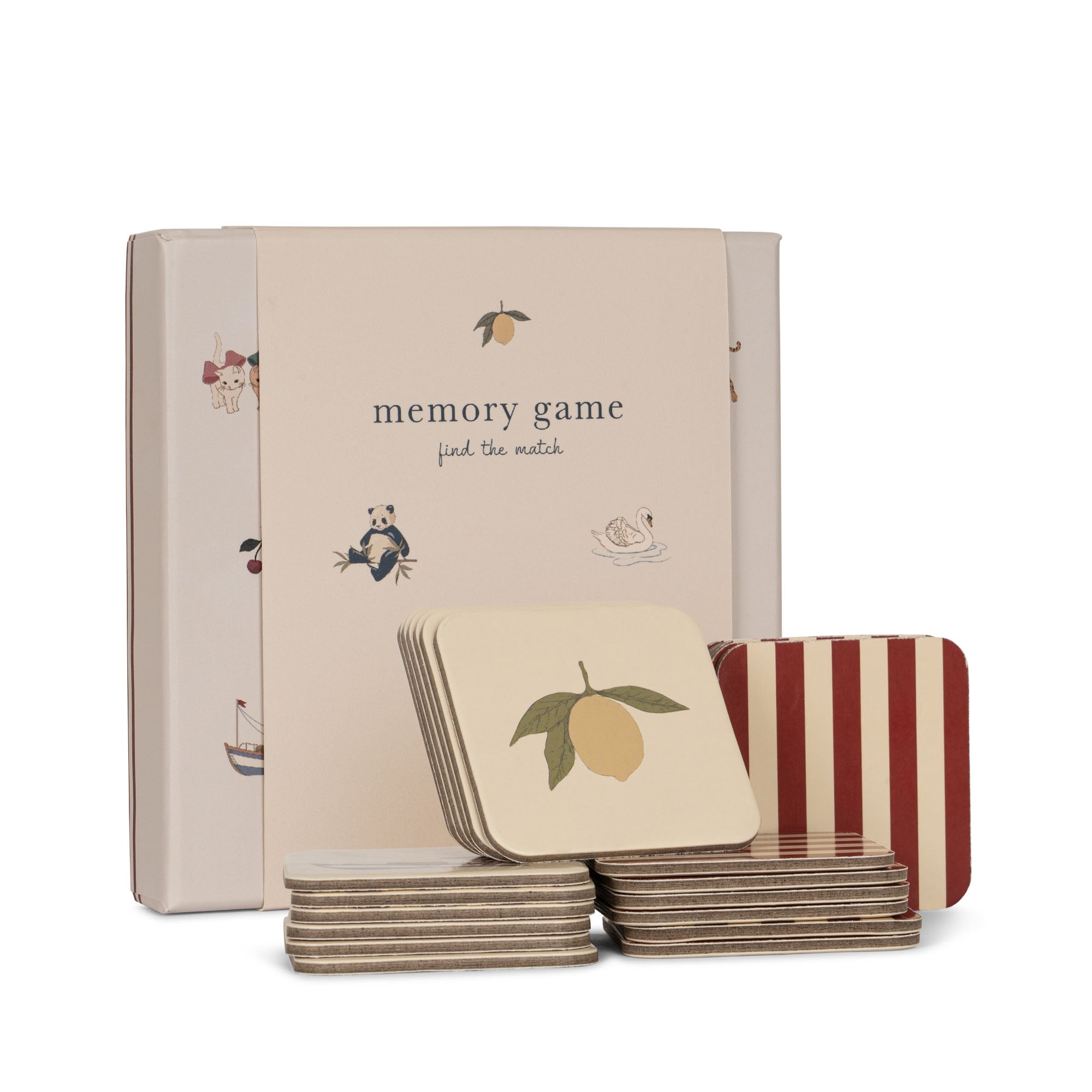 Konges Sløjd Cardboard Memory Game FSC | Beige