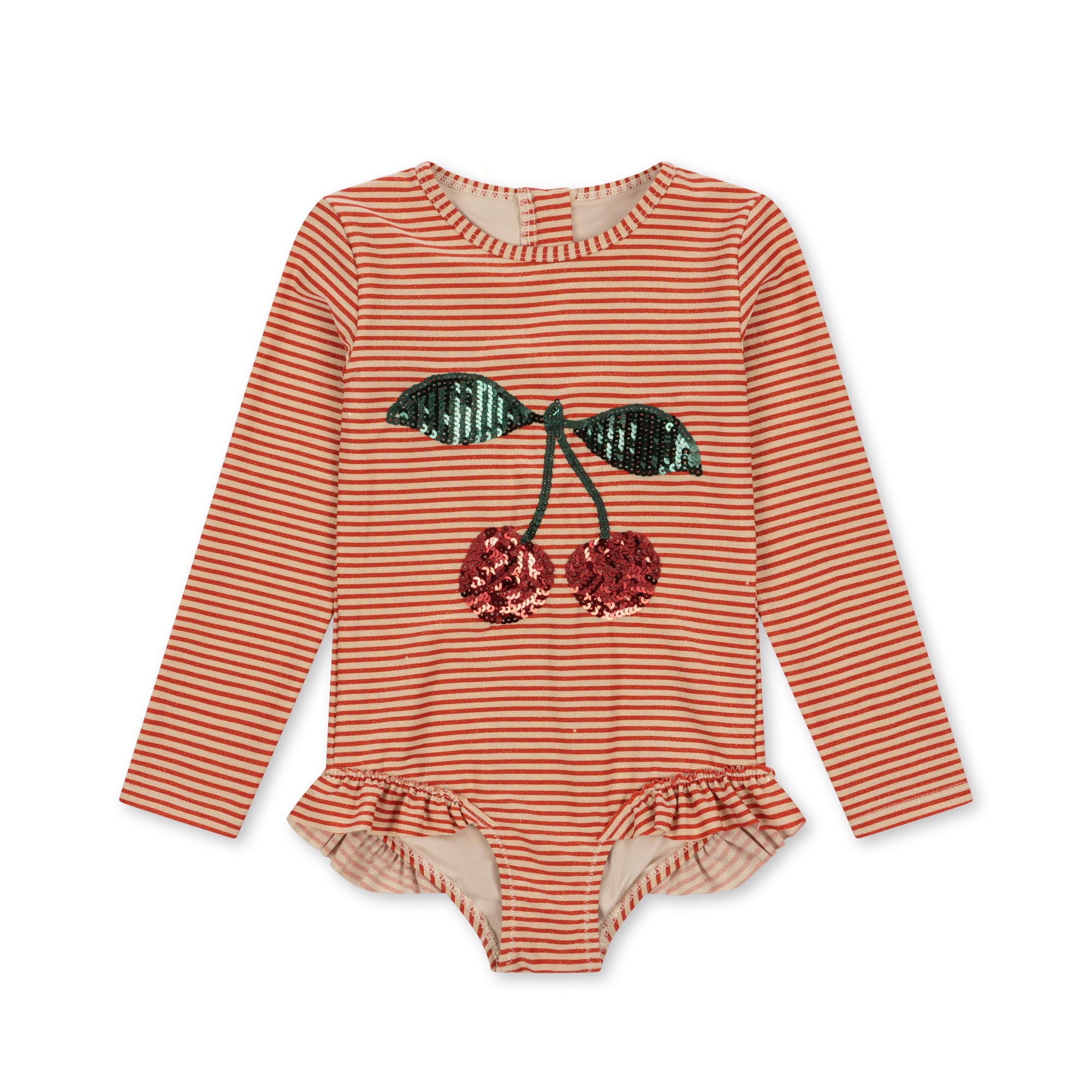 Konges Sløjd Jade LS SwimSuit | GlItter stripe