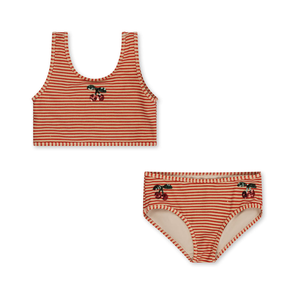 Konges Sløjd Jade Swim Bikini | GlItter stripe