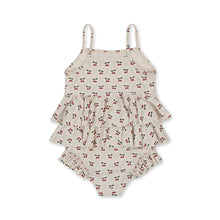 Konges Sløjd Manuca Frill Swimsuit | Cherry Motif