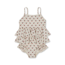 Konges Sløjd Manuca Frill Swimsuit | Cherry Motif