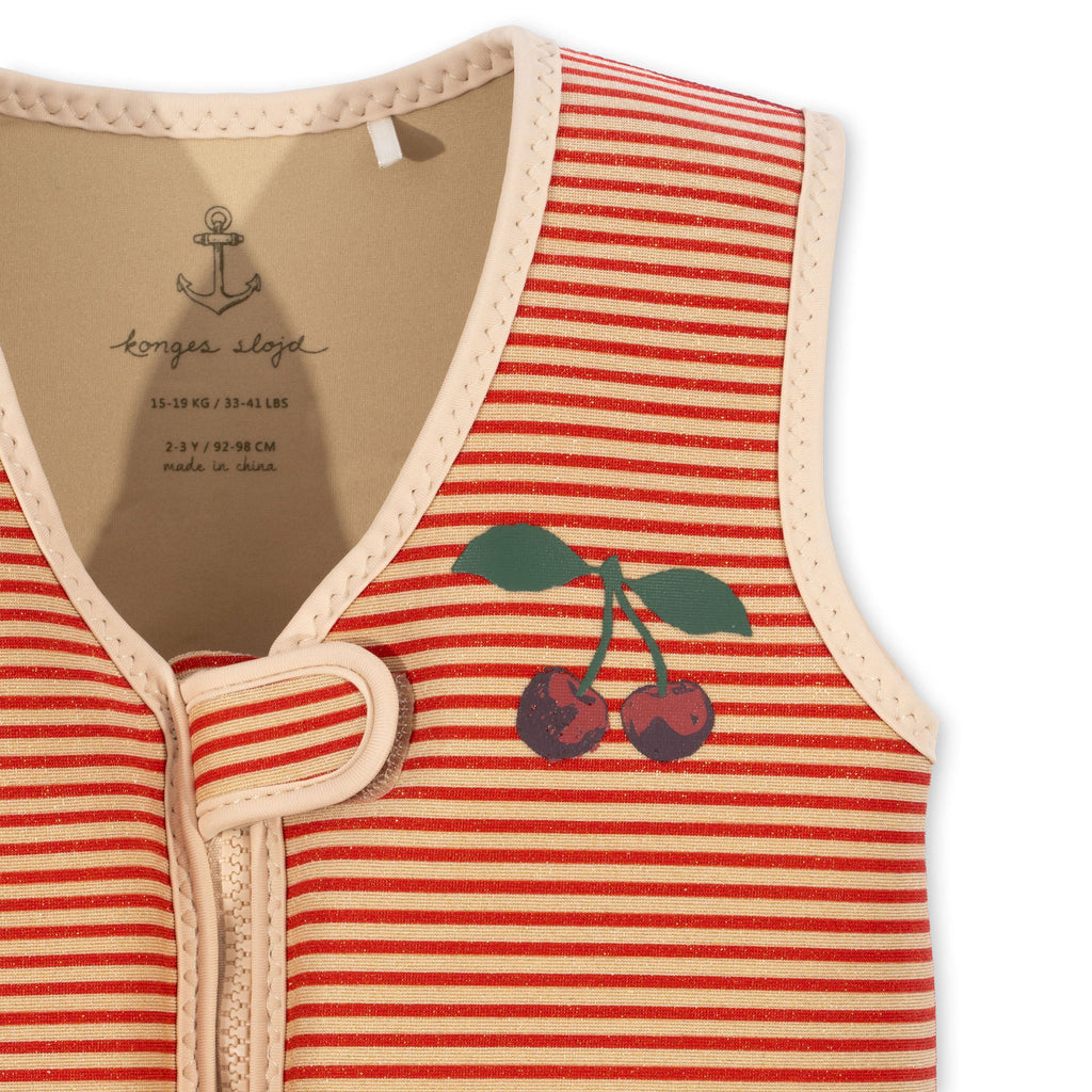 Konges Sløjd Neoprene GlItter Swimming Vest | GlItter stripe