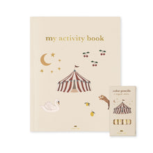 Konges Sløjd Activity Book With Color Pencils | OffWhite