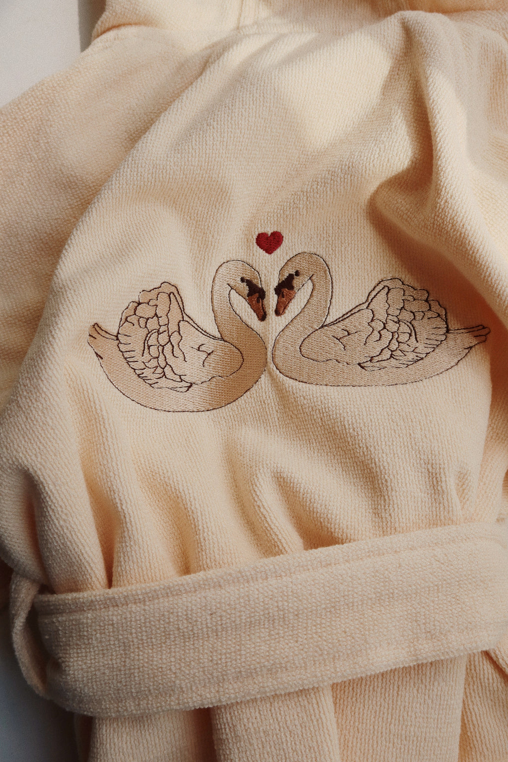 Konges Sløjd Terry Bathrobe Embroidery Gots | Swan